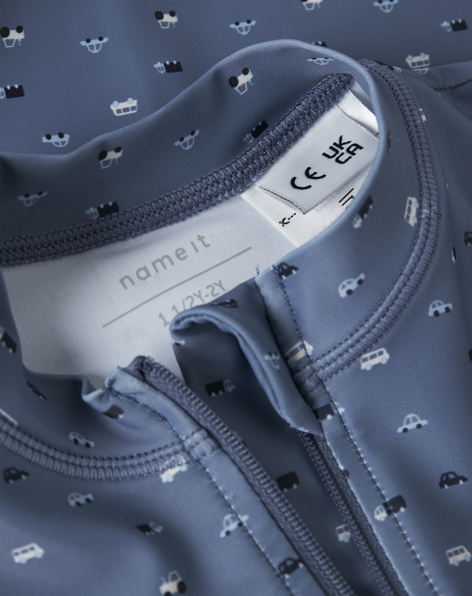 Name It - NMMZippo UV Swimsuit - Vintage Indigo